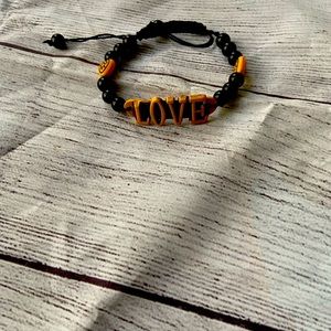 handmade love bracelet